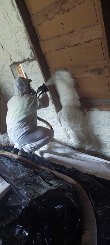 PUR vahuga garaaži soojustamine