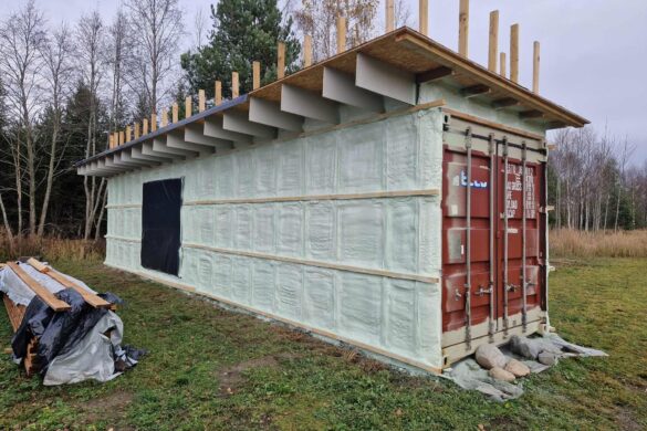 Konteineri soojustamine