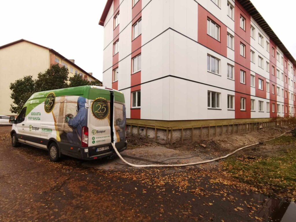 kortermaja fassaadi soojustamine