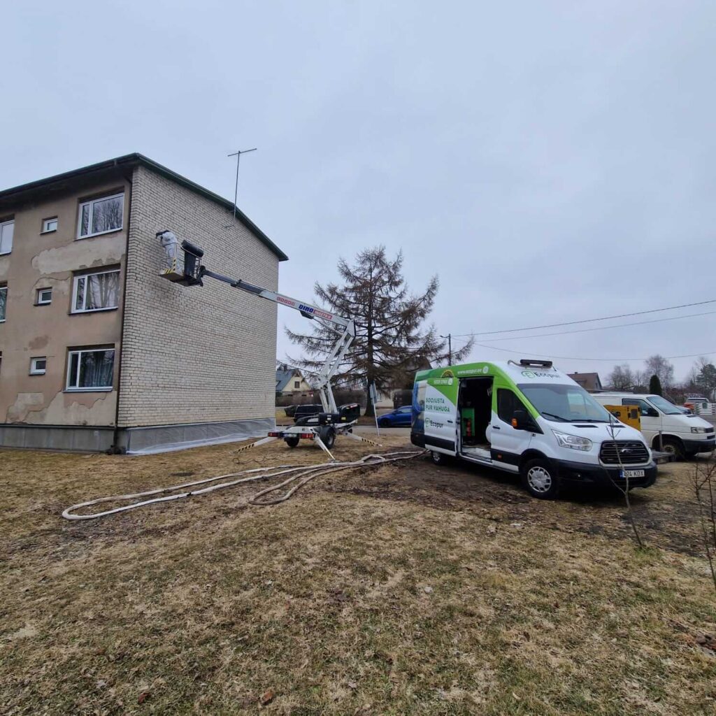 kortermaja õhuvahe soojustamine